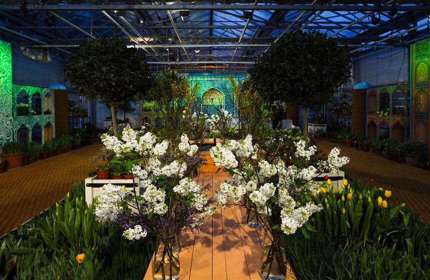 Выставка "Репетиция весны" открылась в "Аптекарском огороде" 34 фото