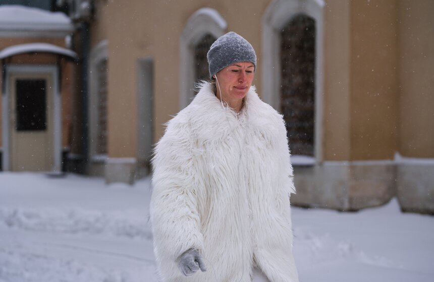 На Москву обрушился мощный снегопад 43 фото