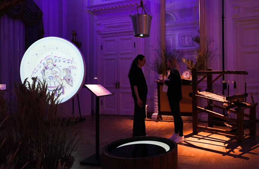 Арт-проект "РУниверсум" открылся в Петровском путевом дворце 44 фото