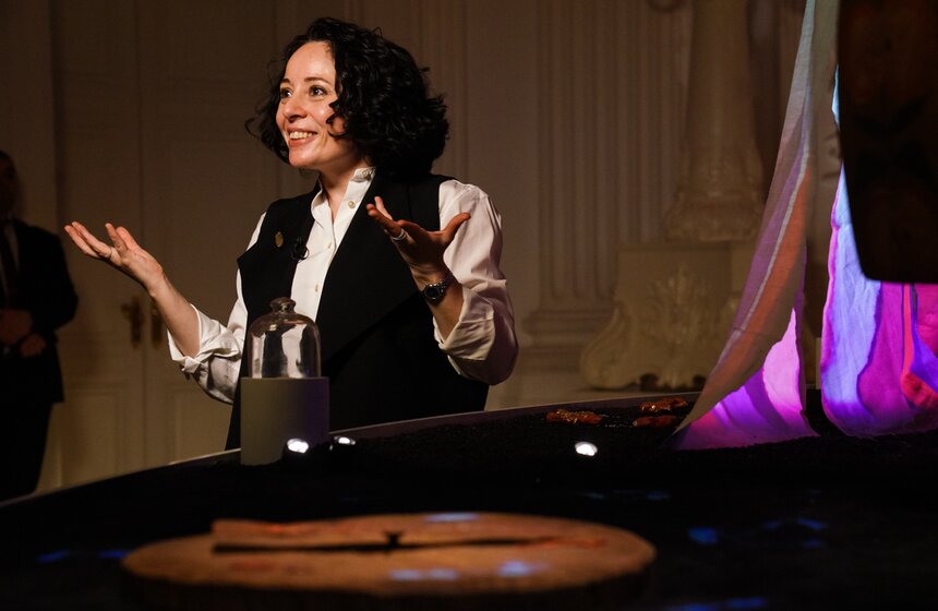 Арт-проект "РУниверсум" открылся в Петровском путевом дворце 34 фото