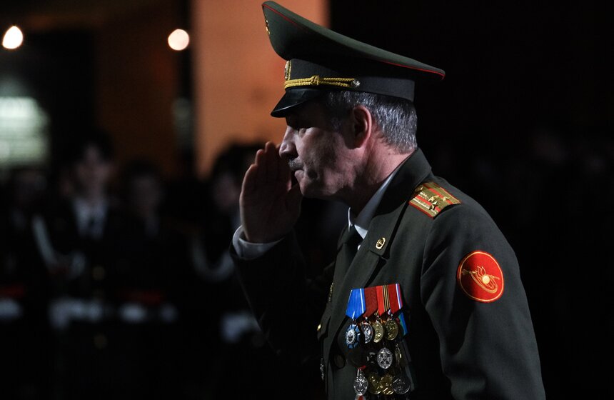 Церемония посвящения в кадеты прошла в Музее Победы 8 фото