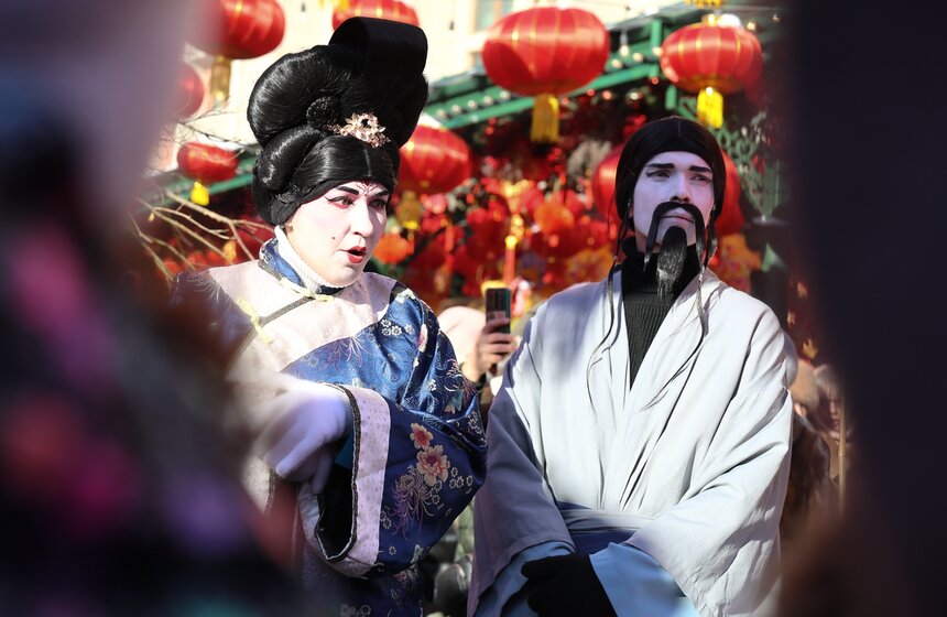 Китайский Новый год встретили на Манежной площади 20 фото