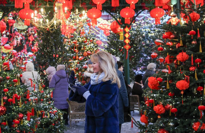 Китайский Новый год встретили на Манежной площади 31 фото