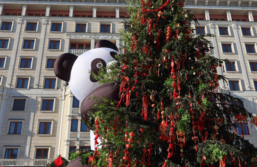 Китайский Новый год встретили на Манежной площади 28 фото