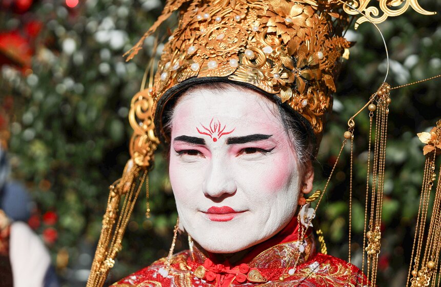 Китайский Новый год встретили на Манежной площади 11 фото