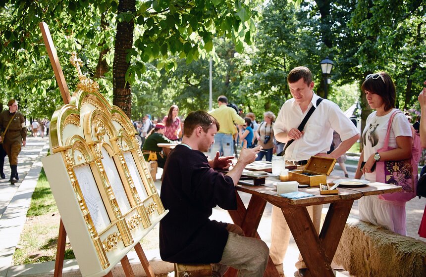 Тверской бульвар на один день стал "Улицей Истории" 3 фото