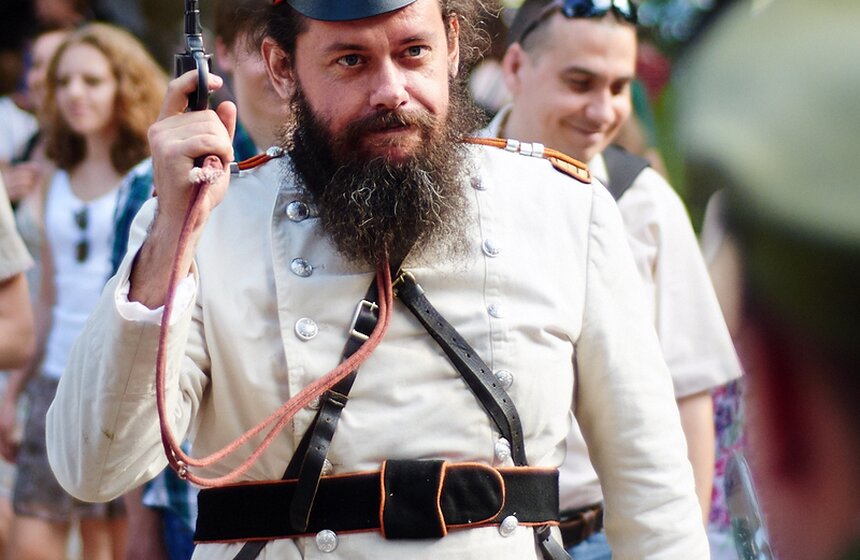 Тверской бульвар на один день стал "Улицей Истории" 13 фото