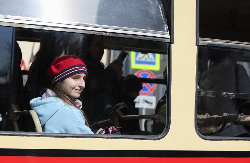 В Москве прошел парад в честь 127-летия столичного трамвая 27 фото