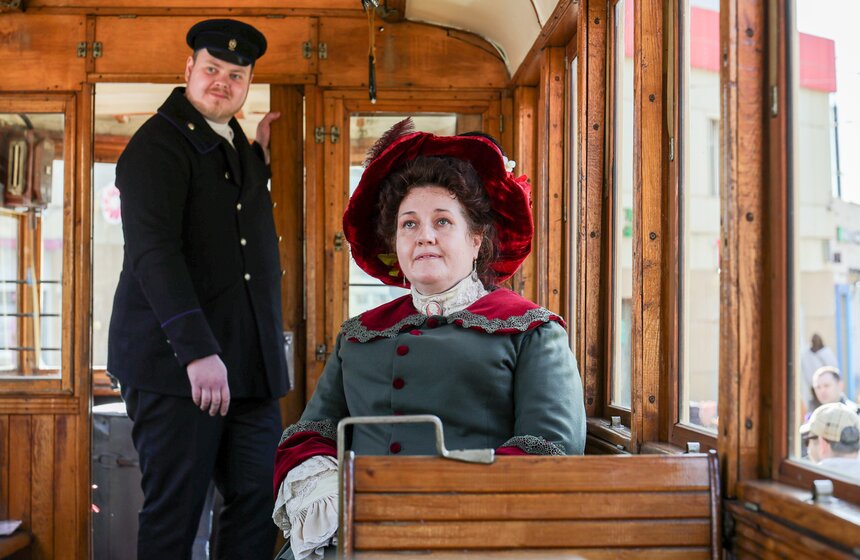 В Москве прошел парад в честь 127-летия столичного трамвая 6 фото