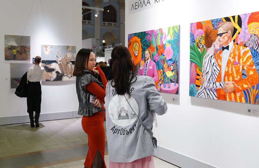 В Москве открылась 7-я ярмарка современного искусства "Арт Россия" 42 фото