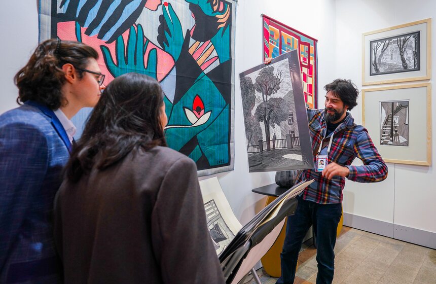 В Москве открылась 7-я ярмарка современного искусства "Арт Россия" 6 фото