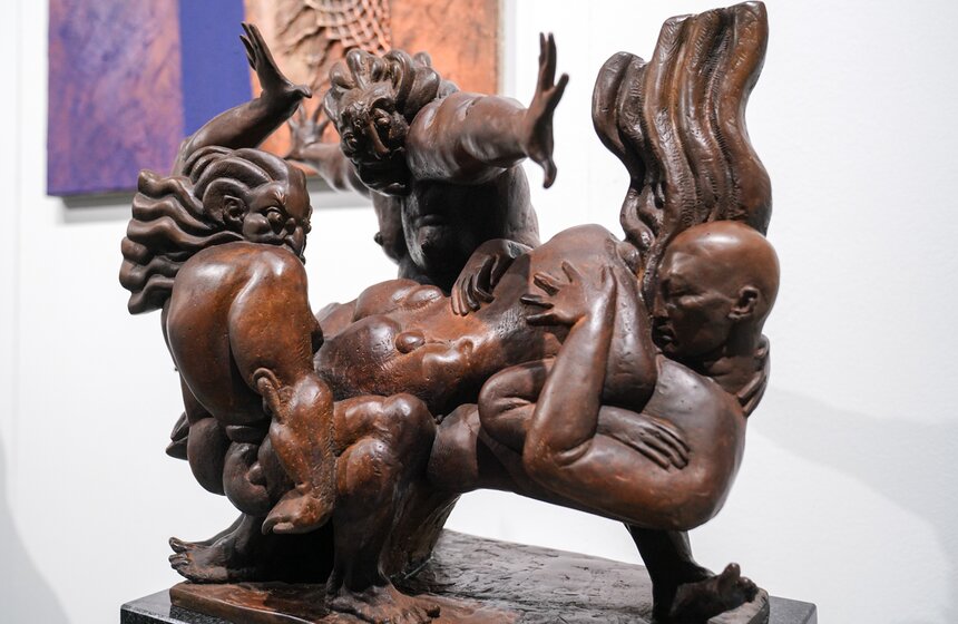 В Москве открылась 7-я ярмарка современного искусства "Арт Россия" 43 фото