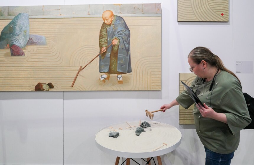 В Москве открылась 7-я ярмарка современного искусства "Арт Россия" 36 фото