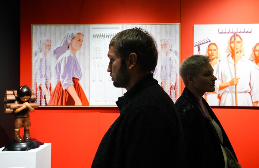 В Москве открылась 7-я ярмарка современного искусства "Арт Россия" 37 фото