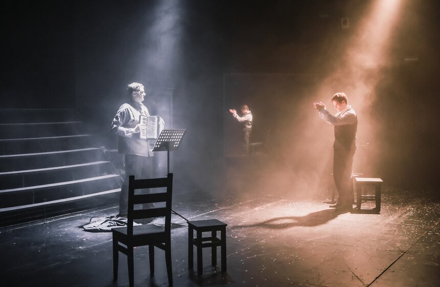 В Театре Гоголя прошла премьера спектакля "Морфий" по Булгакову 12 фото