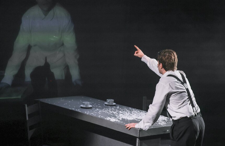 В Театре Гоголя прошла премьера спектакля "Морфий" по Булгакову 24 фото