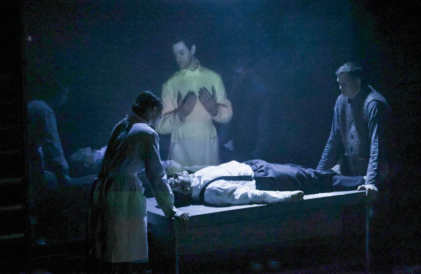 В Театре Гоголя прошла премьера спектакля "Морфий" по Булгакову 26 фото