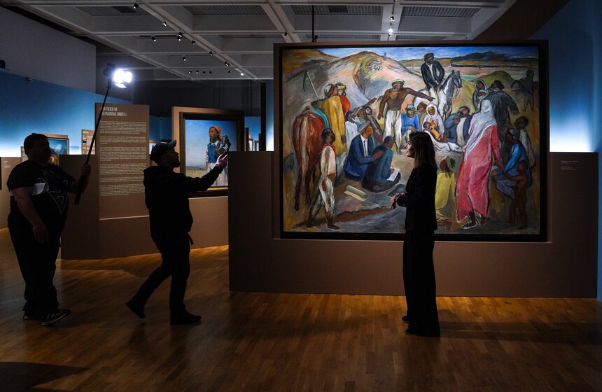 Выставка художника Семена Чуйкова открылась в Третьяковской галерее 23 фото