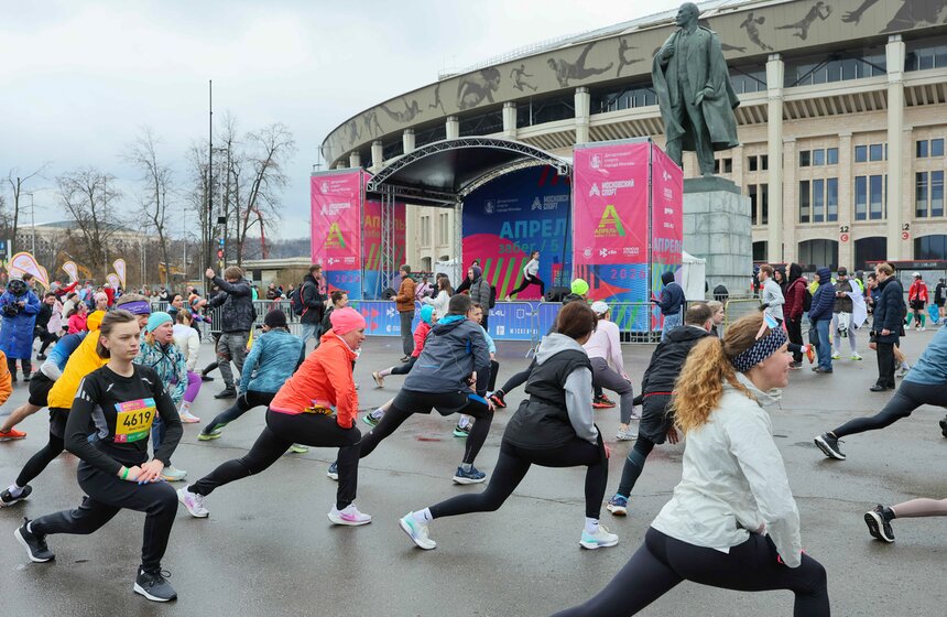Забег "Апрель" состоялся в "Лужниках" 2 фото