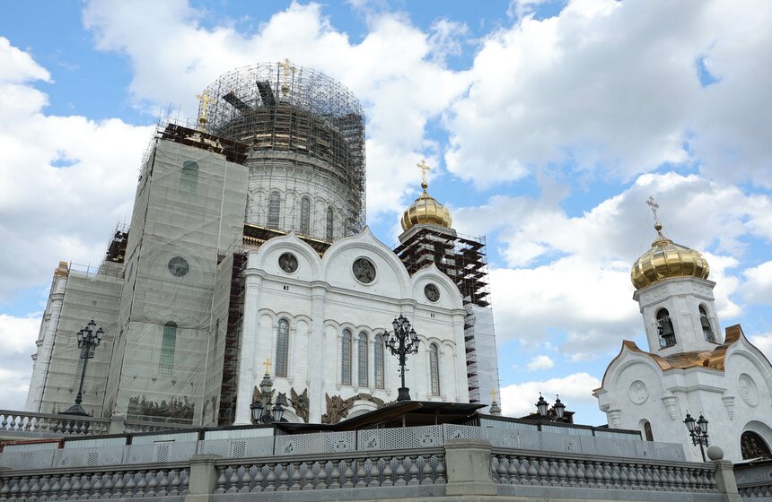 Всенощное бдение состоялось в кафедральном соборном храме Христа Спасителя 1 фото