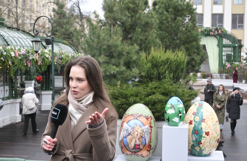 Тверская площадь стала ключевой площадкой фестиваля "Пасхальный дар" 31 фото