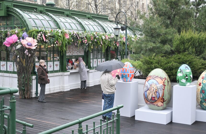 Тверская площадь стала ключевой площадкой фестиваля "Пасхальный дар" 12 фото