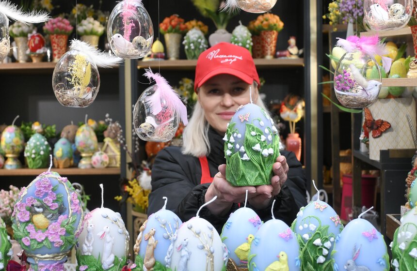 Тверская площадь стала ключевой площадкой фестиваля "Пасхальный дар" 8 фото