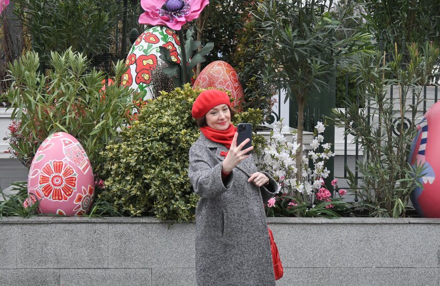 Тверская площадь стала ключевой площадкой фестиваля "Пасхальный дар" 29 фото