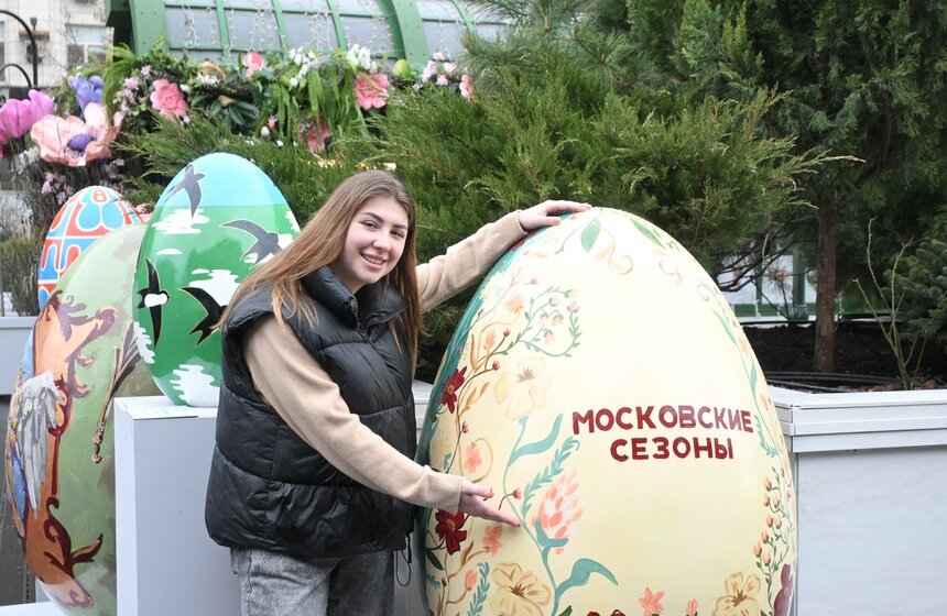 Тверская площадь стала ключевой площадкой фестиваля "Пасхальный дар" 21 фото