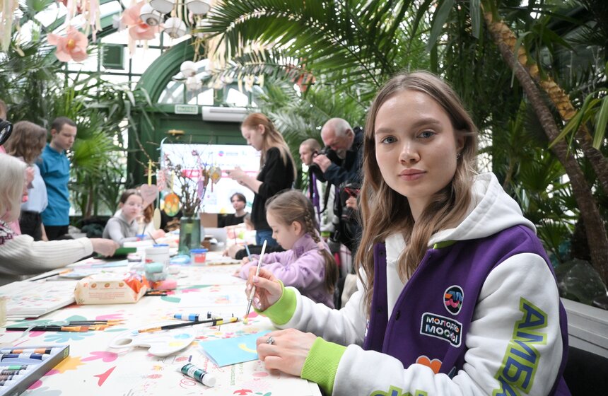 Тверская площадь стала ключевой площадкой фестиваля "Пасхальный дар" 24 фото