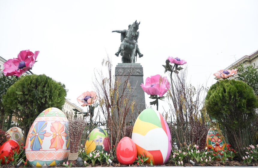 Тверская площадь стала ключевой площадкой фестиваля "Пасхальный дар" 1 фото