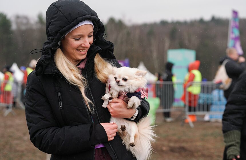 Кросс "Быстрый пес" собрал около 300 бегунов с собаками в Москве 14 фото