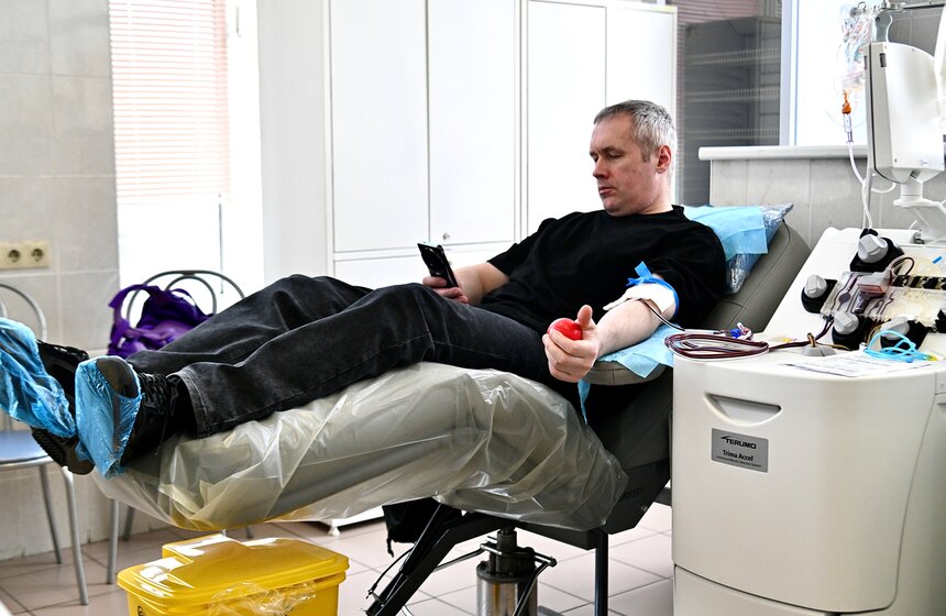 Пресс-тур к Национальному дню донора состоялся в Центре крови имени Гаврилова 14 фото