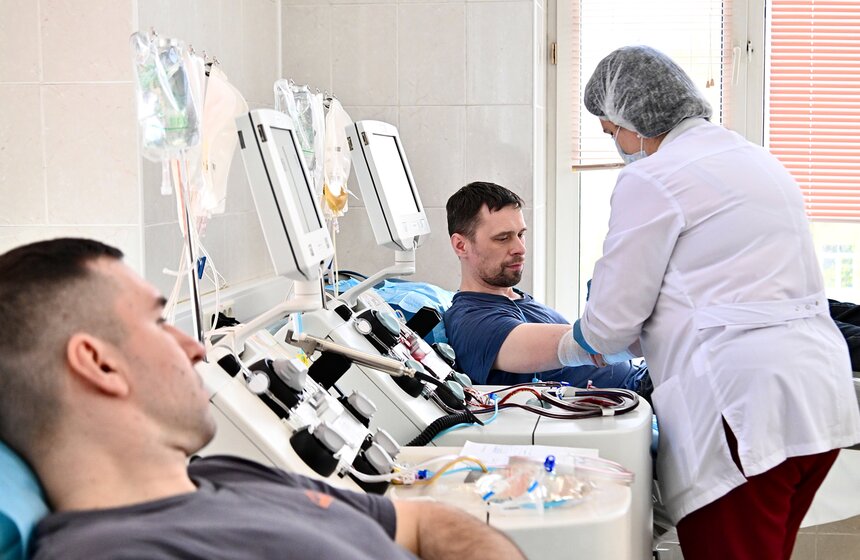 Пресс-тур к Национальному дню донора состоялся в Центре крови имени Гаврилова 17 фото