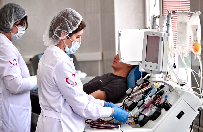 Пресс-тур к Национальному дню донора состоялся в Центре крови имени Гаврилова 22 фото