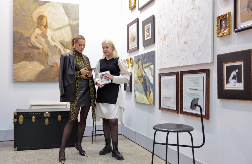 Ярмарка "АРТ МОСКВА" открылась в Гостином Дворе 10 фото