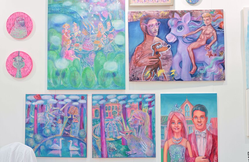 Ярмарка "АРТ МОСКВА" открылась в Гостином Дворе 12 фото