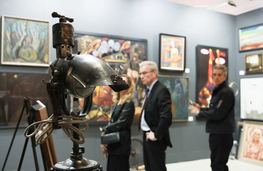 Ярмарка "АРТ МОСКВА" открылась в Гостином Дворе 29 фото