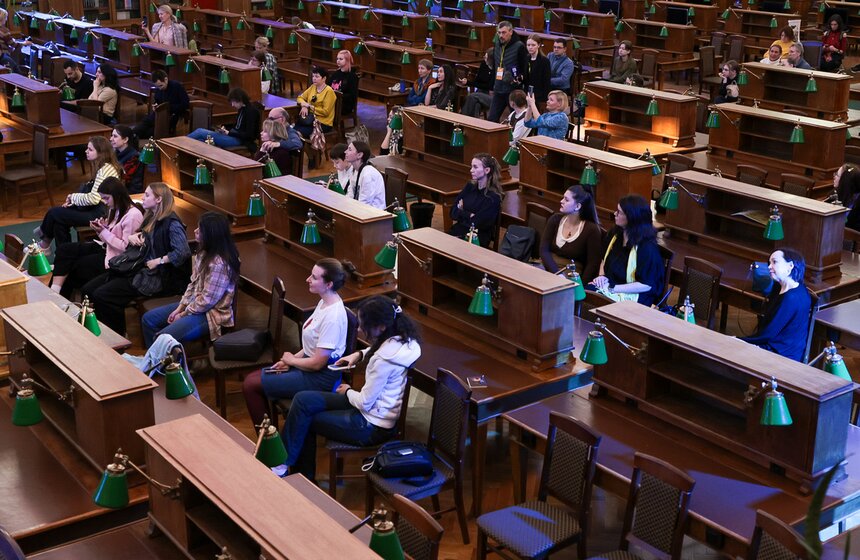 Российская государственная библиотека стала площадкой акции "Библионочь-2026" 26 фото