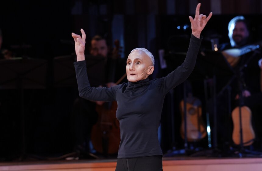 Премьера спектакля "Страшные сказки. Мистерия барокко" состоялась в зале "Зарядье" 7 фото