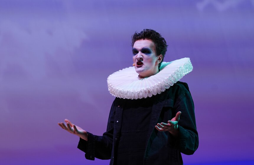 Премьера спектакля "Страшные сказки. Мистерия барокко" состоялась в зале "Зарядье" 10 фото