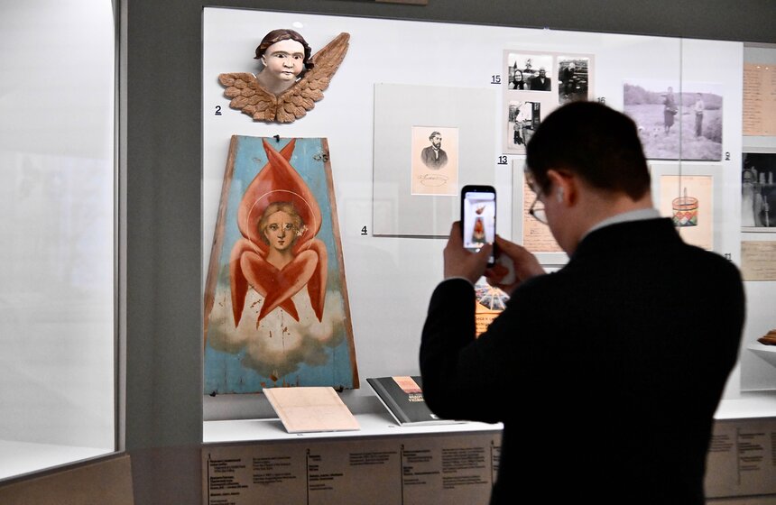 Выставка "Свобода и глушь. От Кенозерья до Поморья" открылась в Москве 10 фото