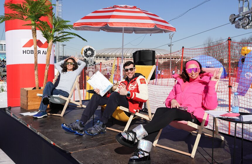 Спортивный карнавал для горнолыжников и сноубордистов состоялся на Воробьевых горах 16 фото