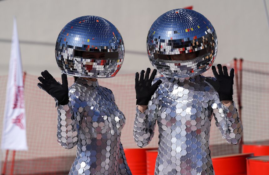 Спортивный карнавал для горнолыжников и сноубордистов состоялся на Воробьевых горах 5 фото