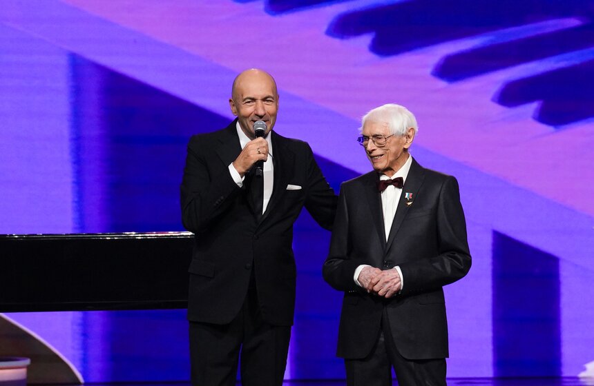 Юбилейный концерт к 100-летию композитора Александра Зацепина прошел в Кремлевском дворце 10 фото