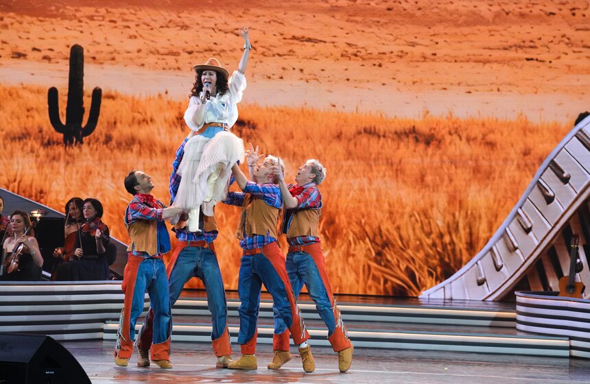 Юбилейный концерт к 100-летию композитора Александра Зацепина прошел в Кремлевском дворце 21 фото