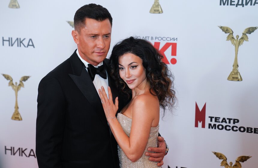 актер Павел Прилучный с супругой актрисой Зепюр Брутян