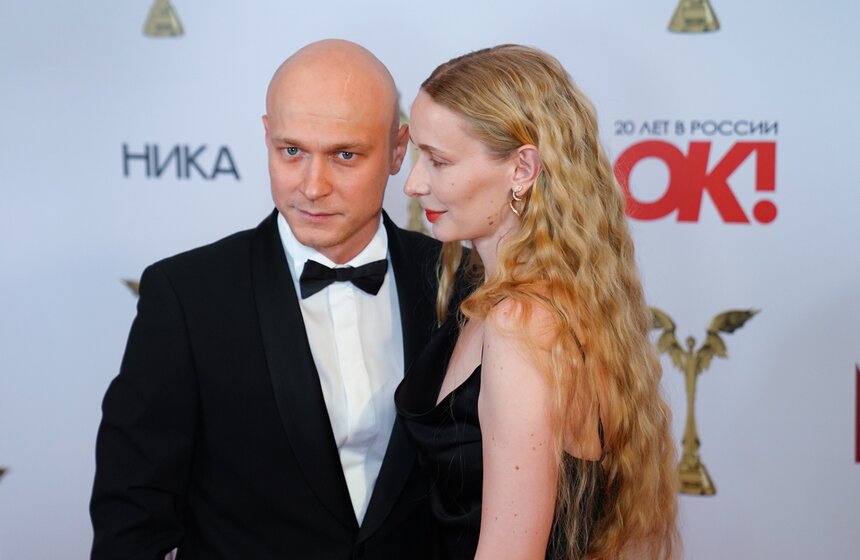 актер Юрий Борисов и его супруга актриса Анна Шевчук