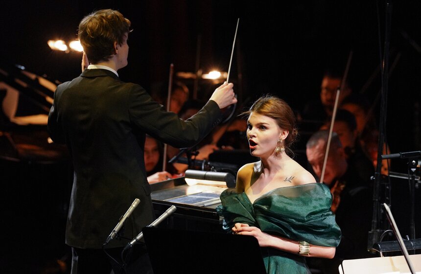 Симфоническое шоу "Векторы XX столетия" состоялось в театре "Геликон-опера" 24 фото