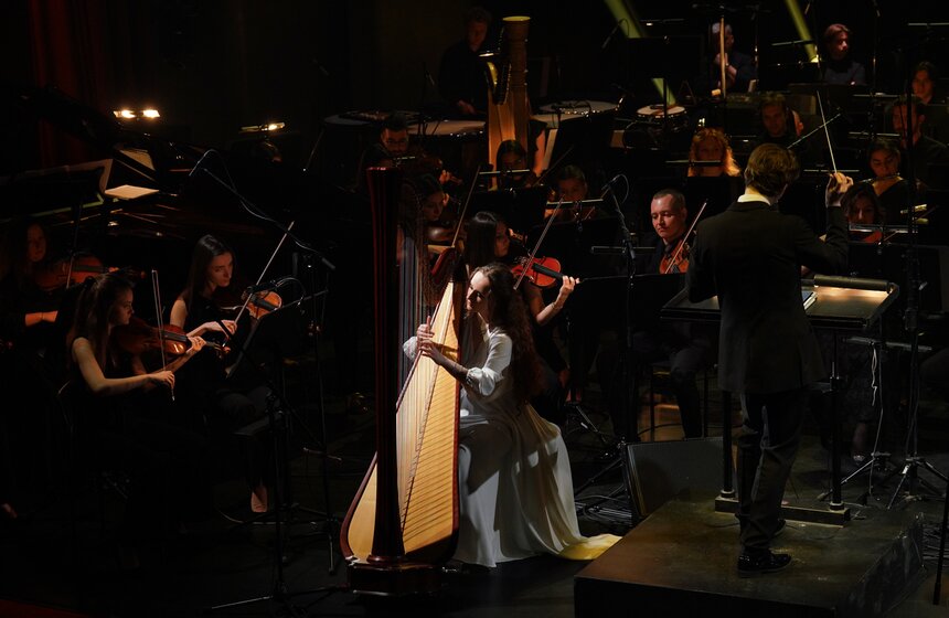 Симфоническое шоу "Векторы XX столетия" состоялось в театре "Геликон-опера" 12 фото